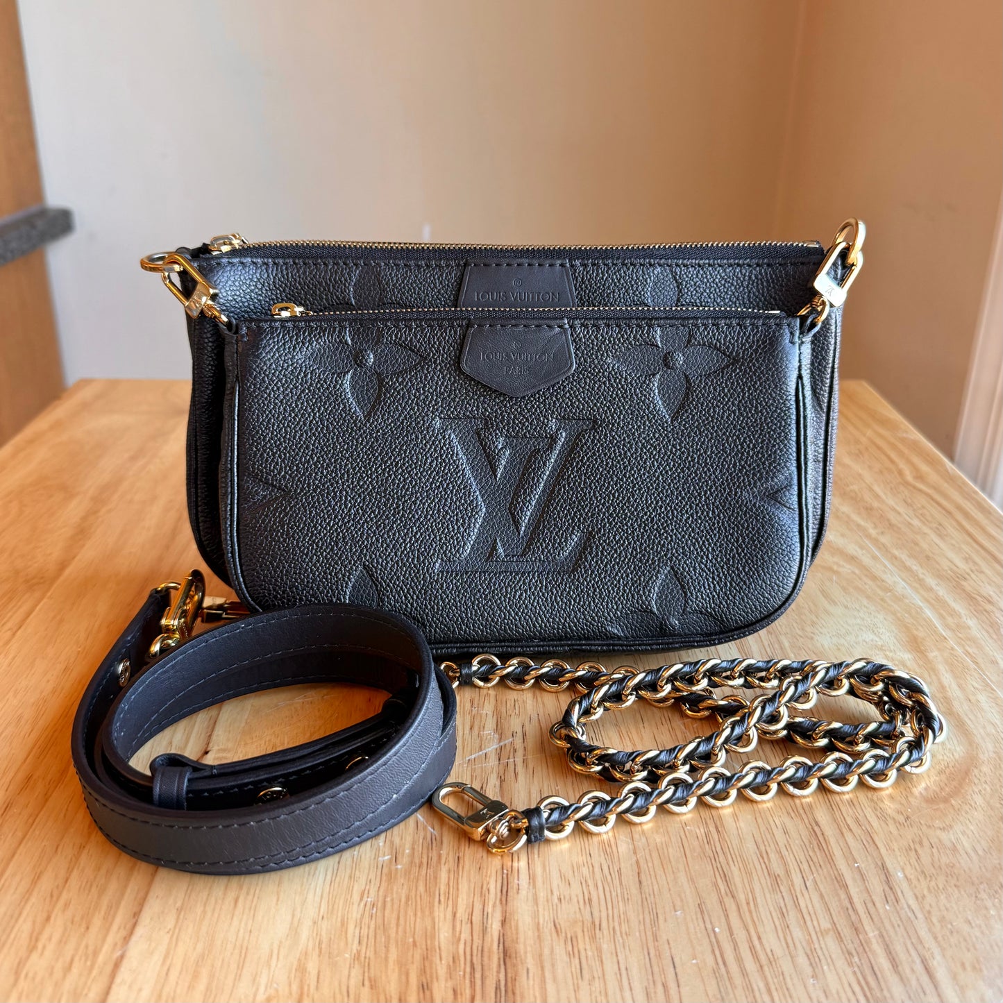 Black Empreinte Multi Pochette Accessories