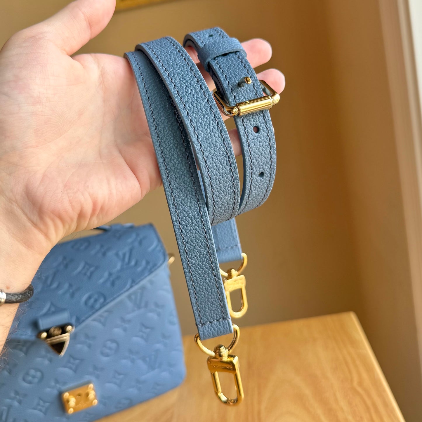 Blue Jean Empreinte Pochette Metis (Brand New)