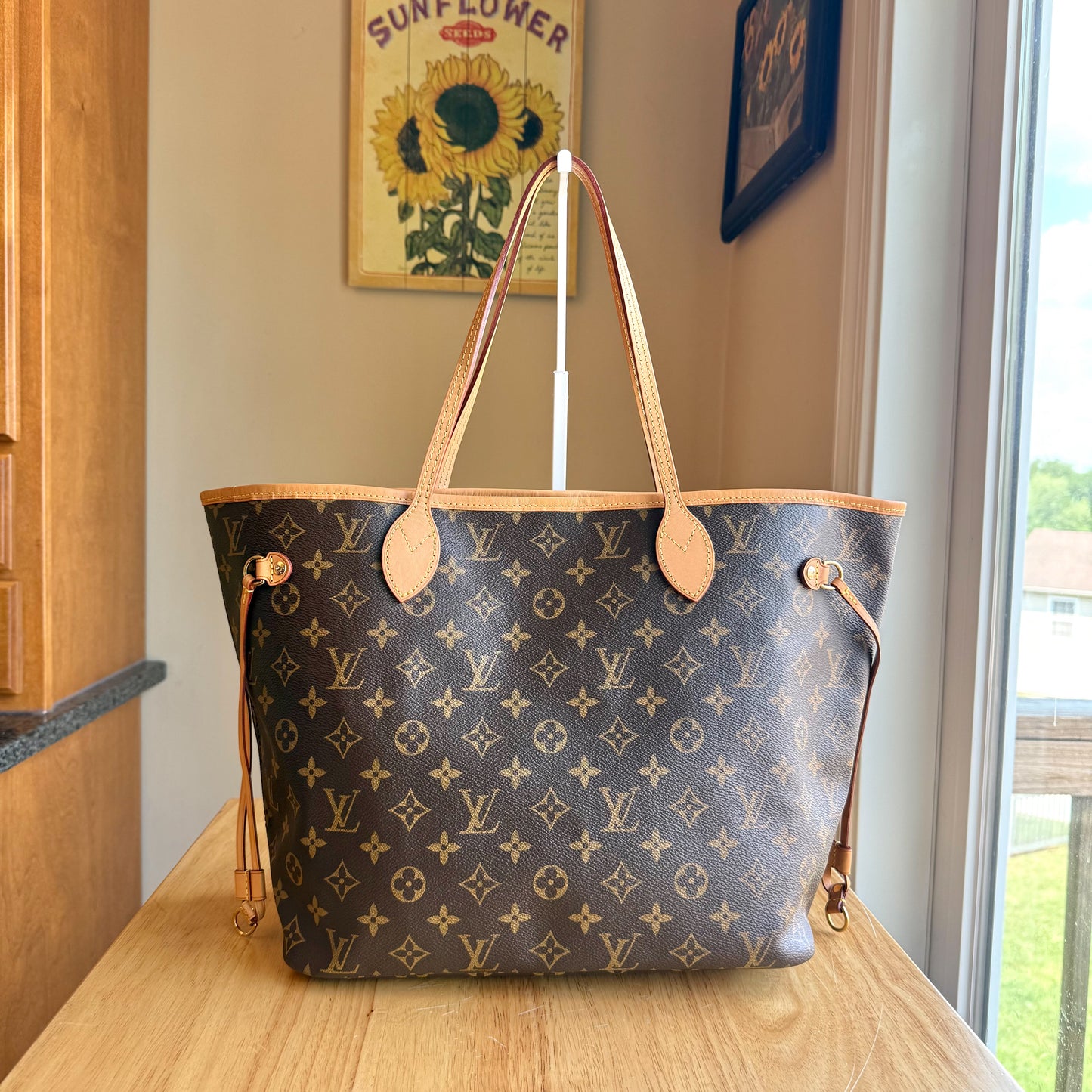 Monogram Neverfull MM Set - Rose Ballerine Interior