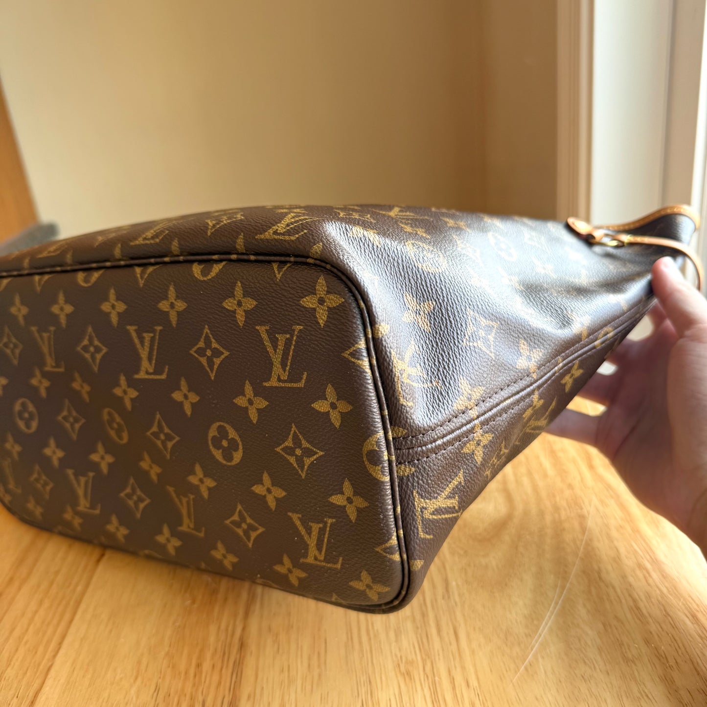 Monogram Neverfull MM Set - Rose Ballerine Interior