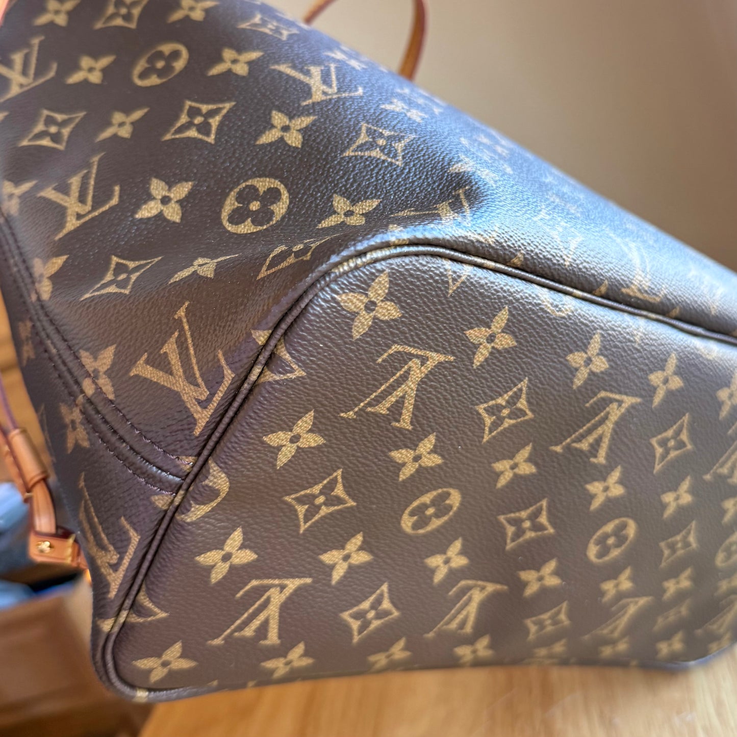 Monogram Neverfull MM - Rose Ballerine Interior