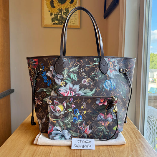 Monogram Neverfull MM Set - Eden (Brand New)