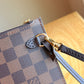 Damier Ebene Neverfull MM Set - Cerise Red Interior (Brand New)