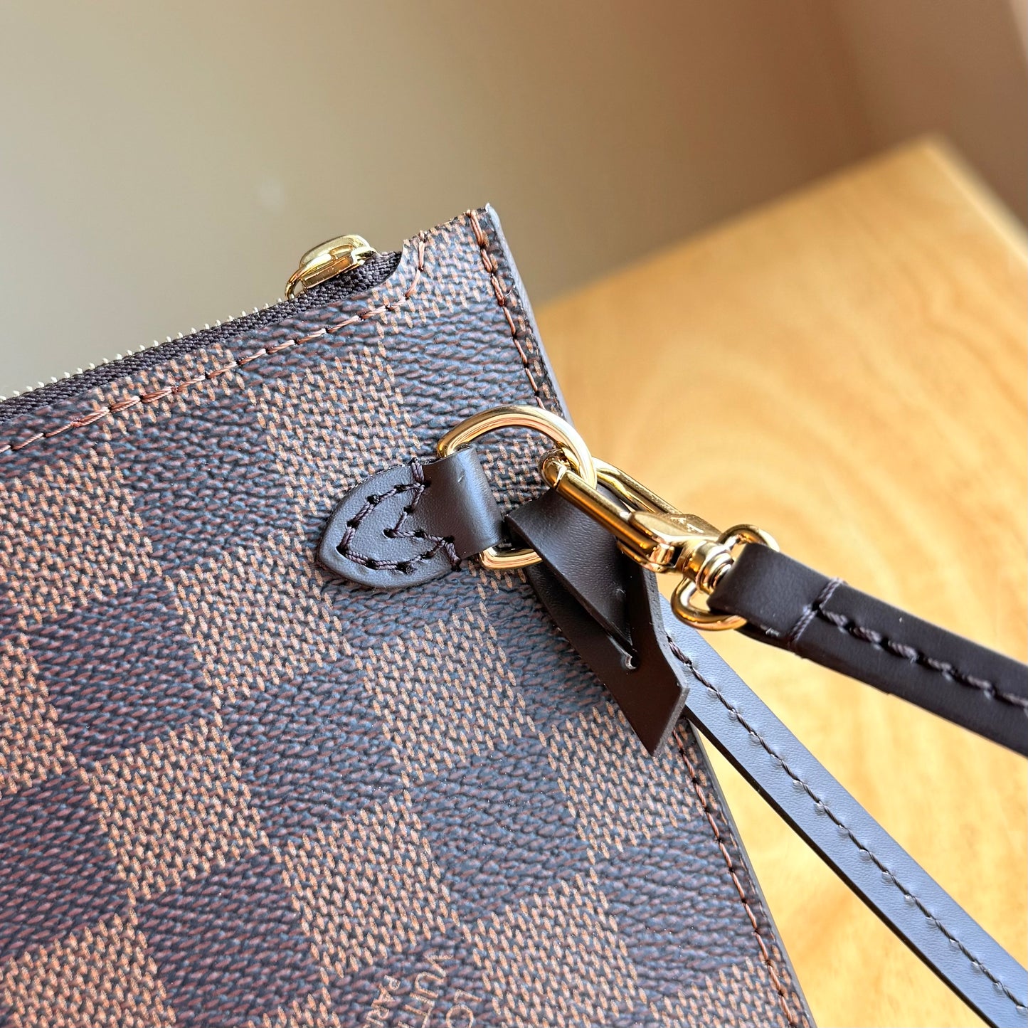 Damier Ebene Neverfull MM Set - Cerise Red Interior (Brand New)