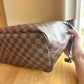 Damier Ebene Neverfull MM - Rose Ballerine Interior