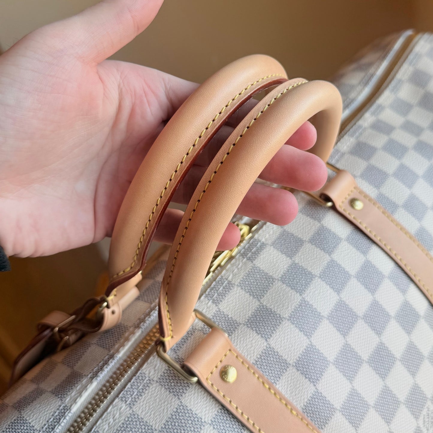 Damier Azur Keepall 55 Bandouliere