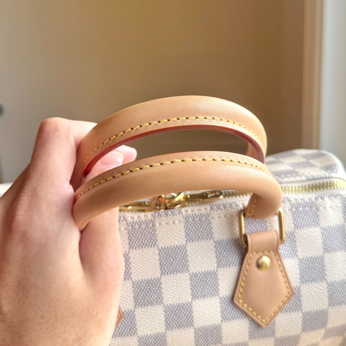 Damier Azur Speedy 25 Bandouliere