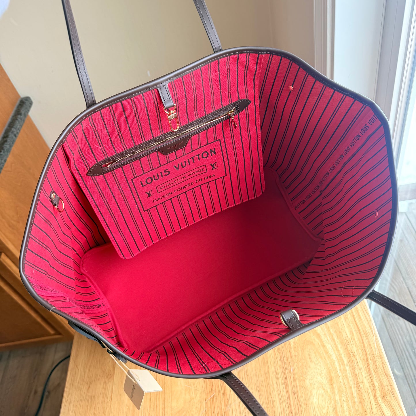 Damier Ebene Neverfull GM Set - Brand New, Never Used