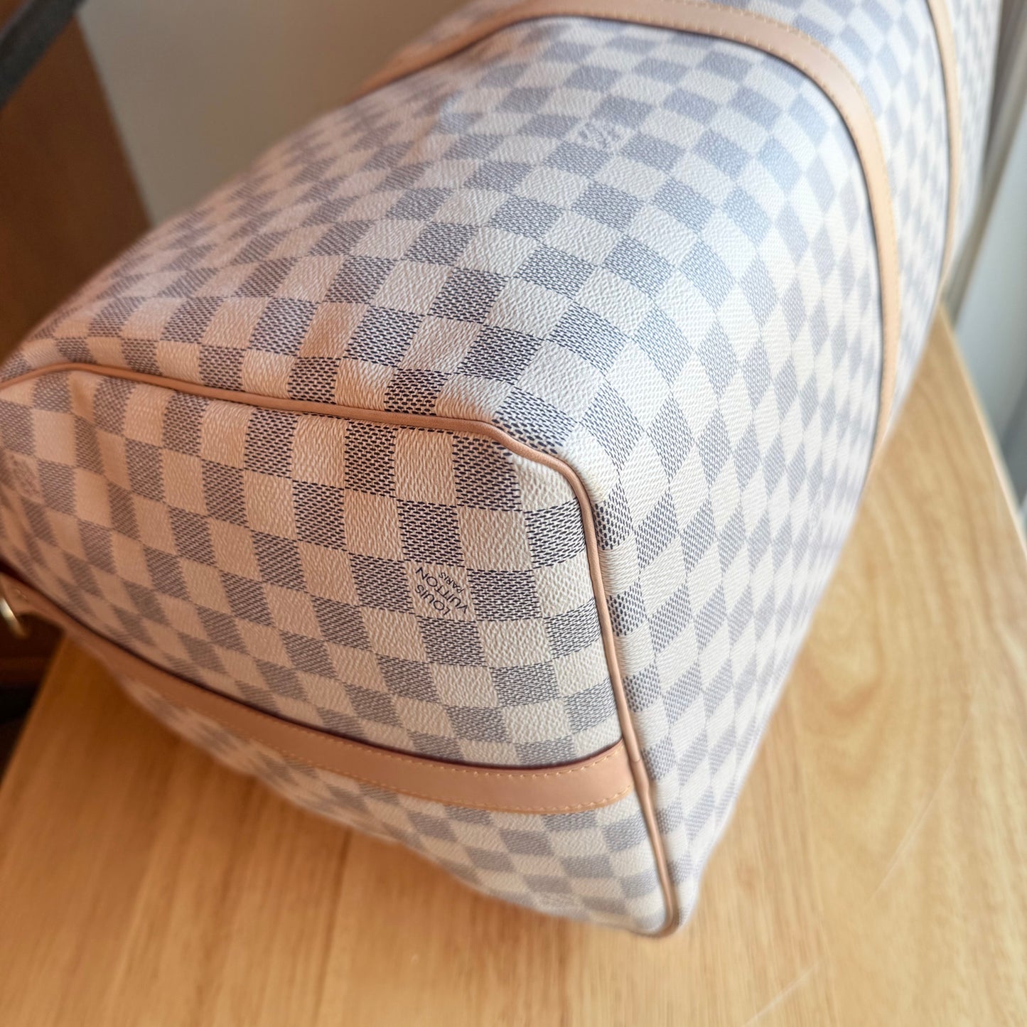 Damier Azur Keepall 55 Bandouliere