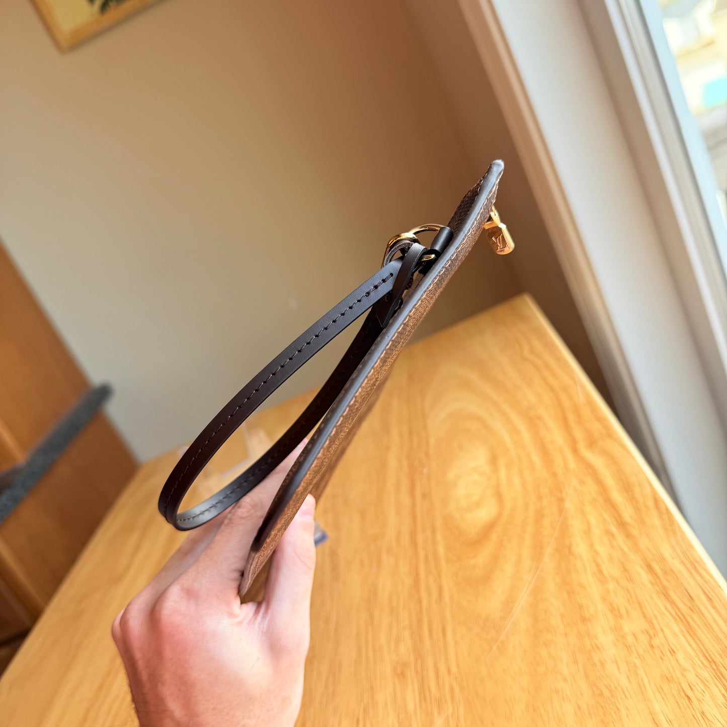 Damier Ebene Neverfull MM Set - Cerise Red Interior (Brand New)