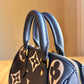 Bicolor Empreinte Speedy 20 - Navy/Creme