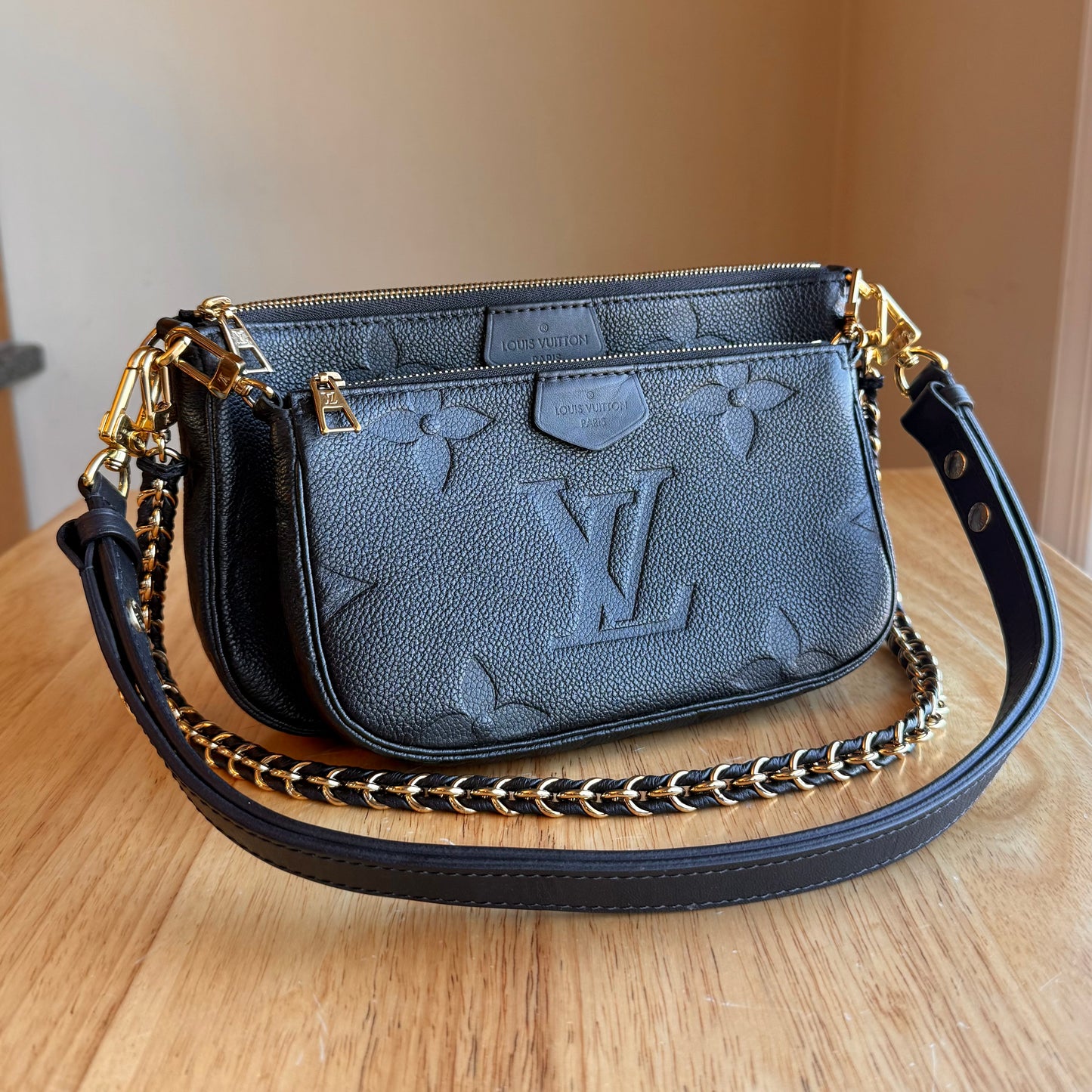 Black Empreinte Multi Pochette Accessories