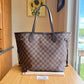 Damier Ebene Neverfull MM - Rose Ballerine Interior
