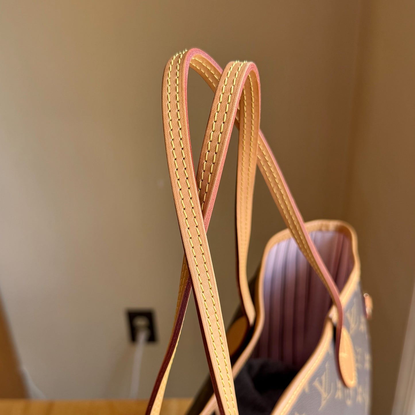 Monogram Neverfull MM Set - Rose Ballerine Interior