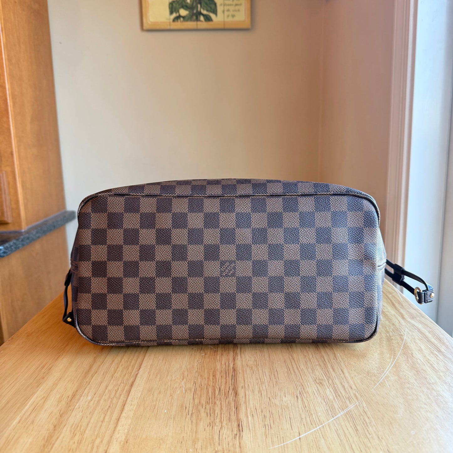 (NEW) Damier Ebene Neverfull MM Set - Rose Ballerine Interior