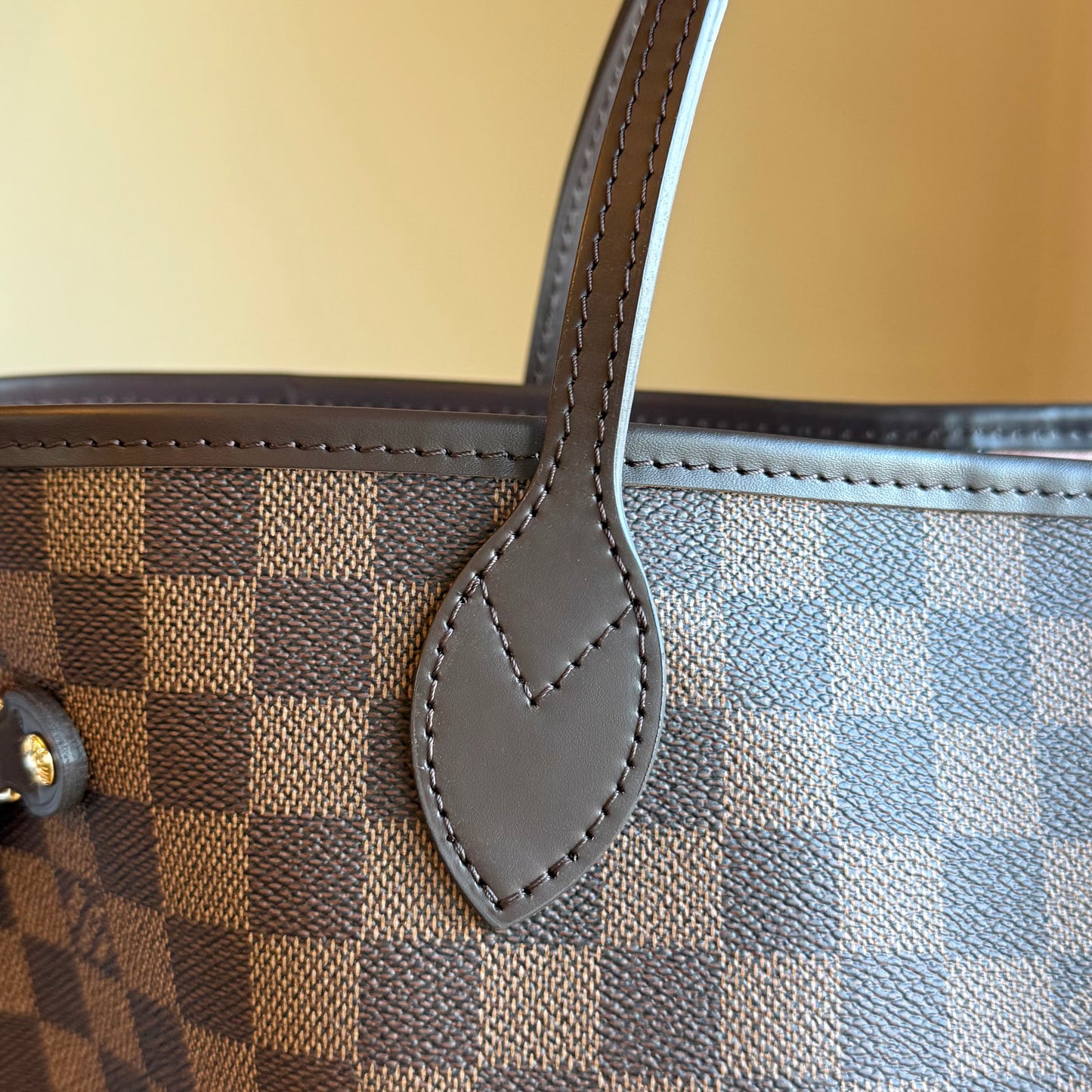 (NEW) Damier Ebene Neverfull MM Set - Rose Ballerine Interior