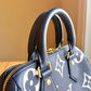 Bicolor Empreinte Speedy 20 - Navy/Creme