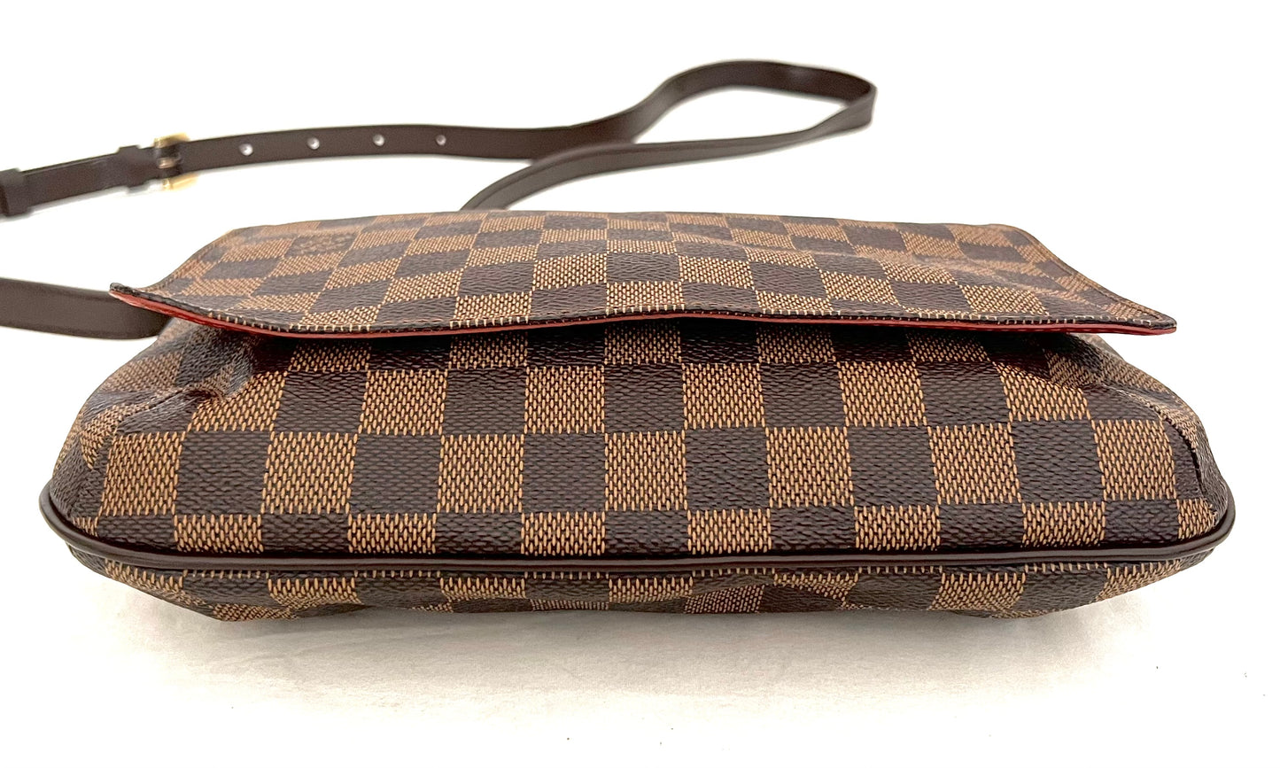 Damier Ebene Musette Tango Crossbody