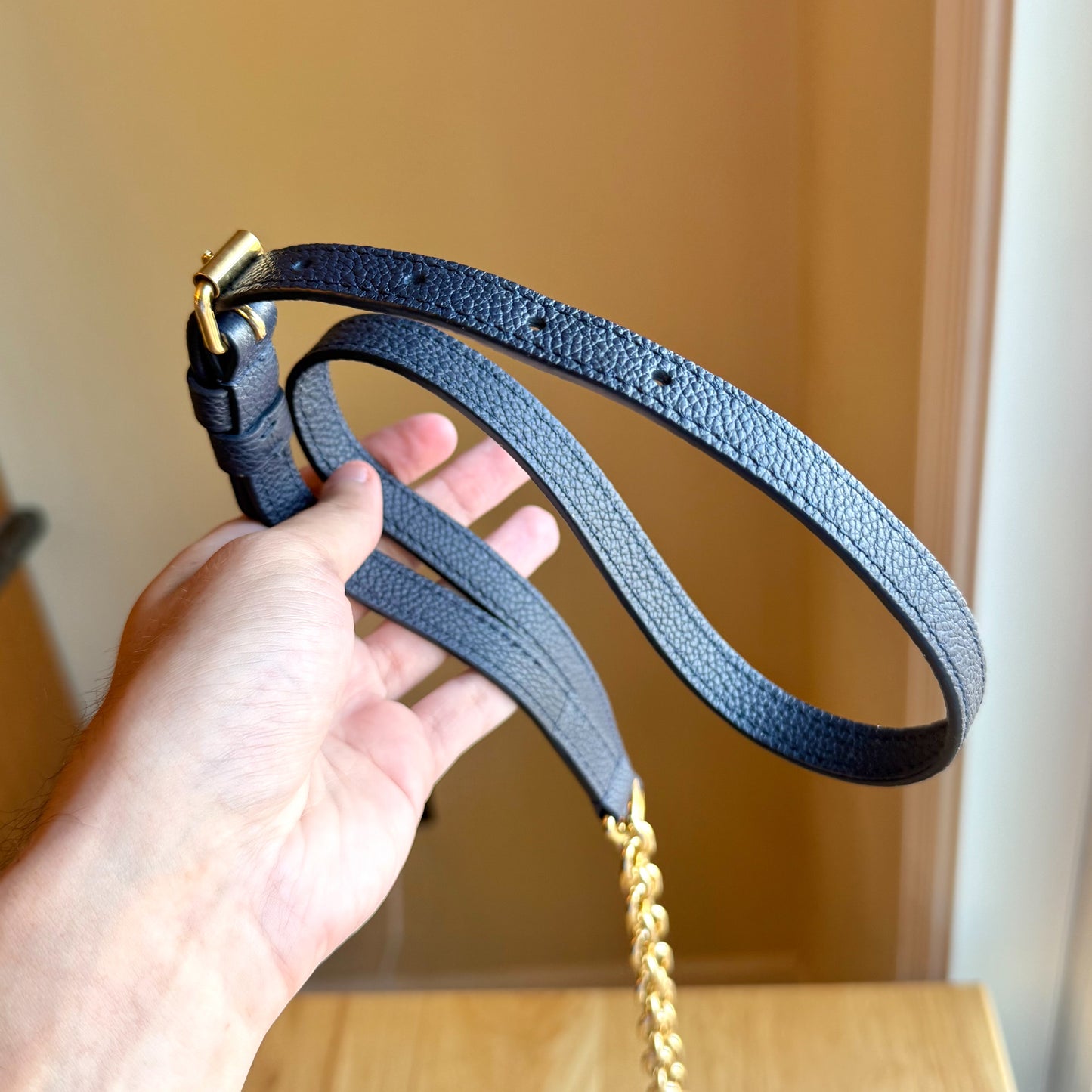 Bicolor Empreinte Speedy 20 - Navy/Creme