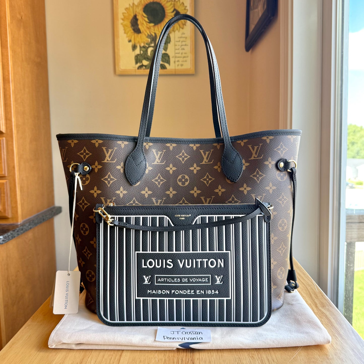 Monogram Neverfull Inside Out MM (New w/ Tags)