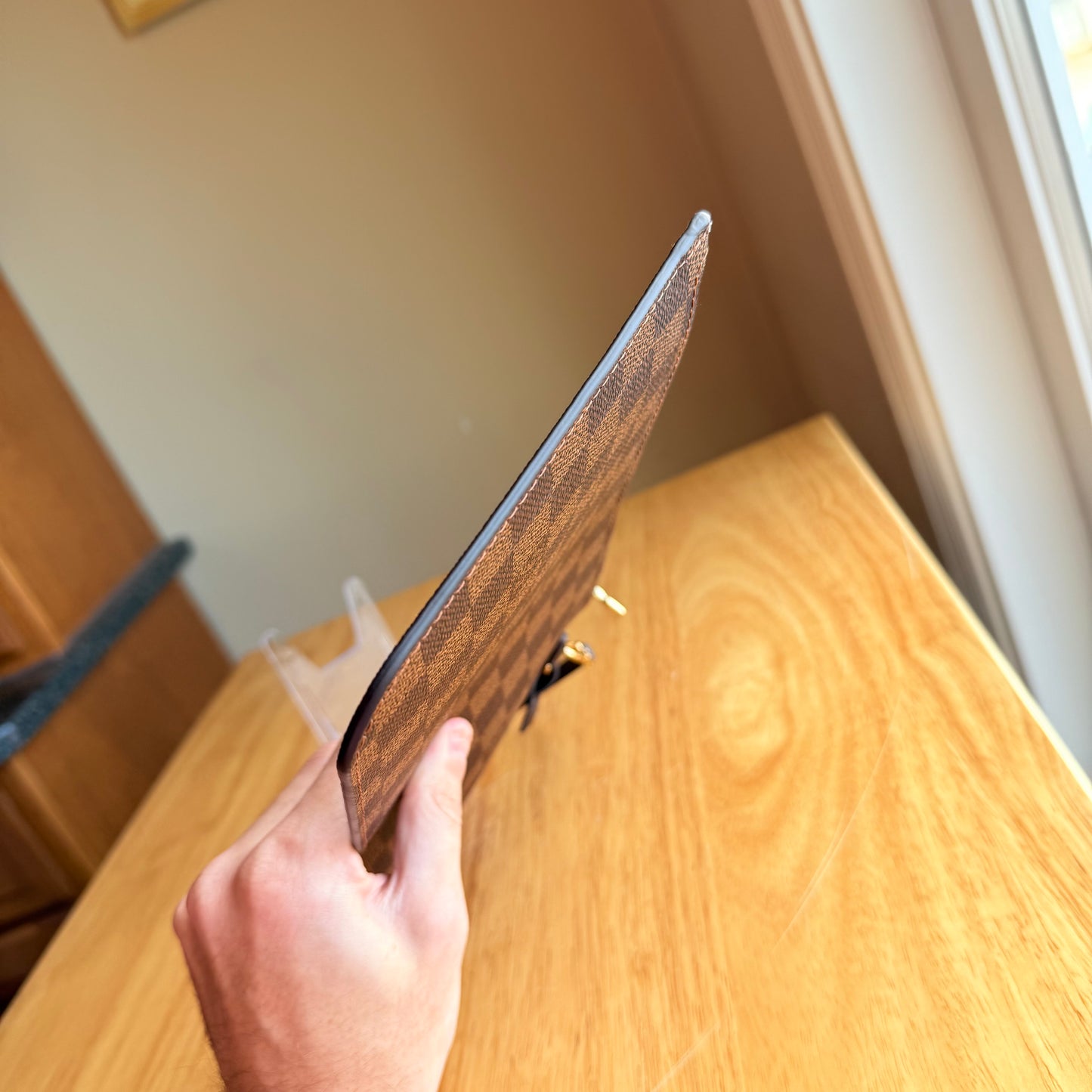 Damier Ebene Neverfull MM Set - Cerise Red Interior (Brand New)