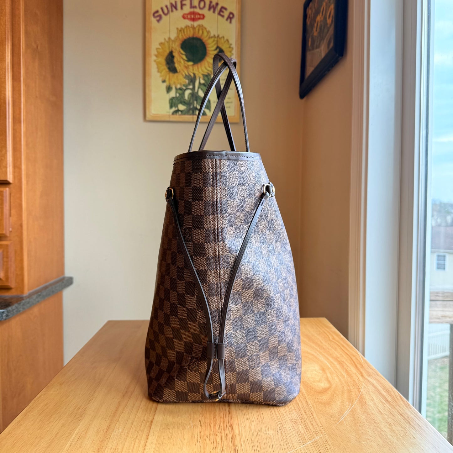 Damier Ebene Neverfull GM Set (Brand New)