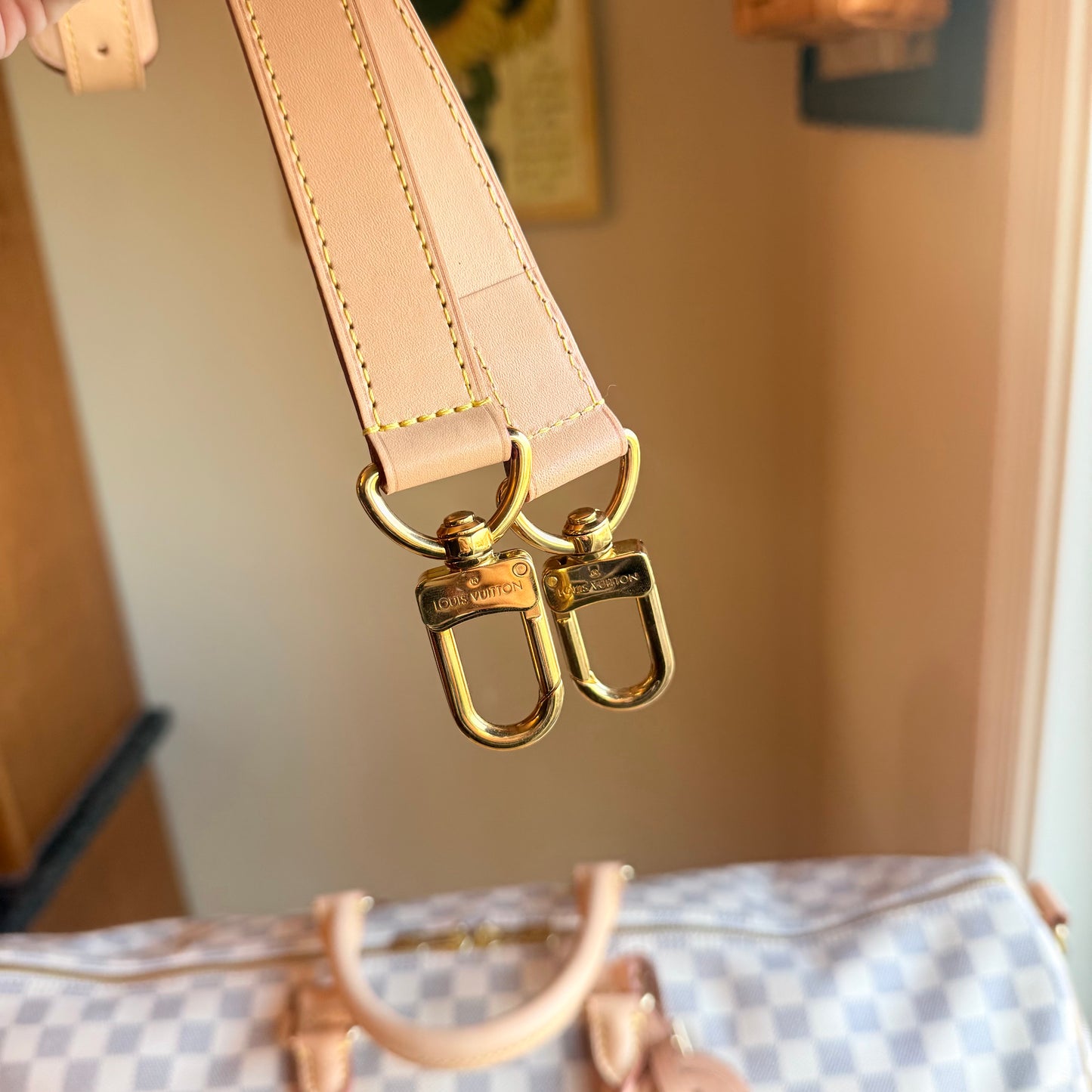 Damier Azur Keepall 55 Bandouliere