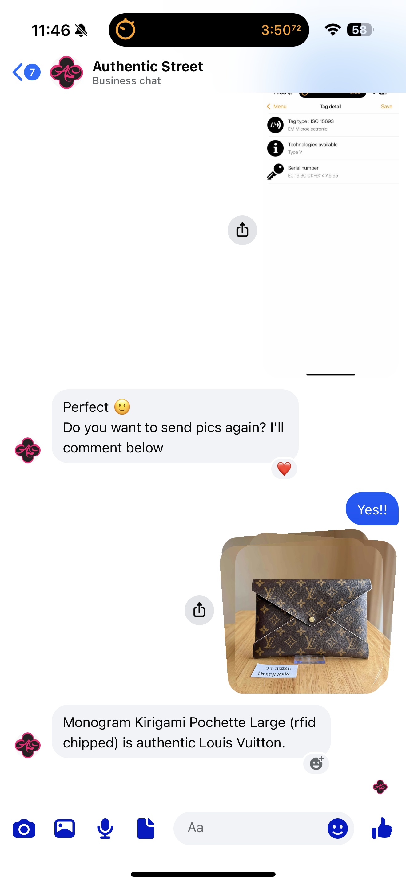 Monogram Kirigami Pochette (Large)