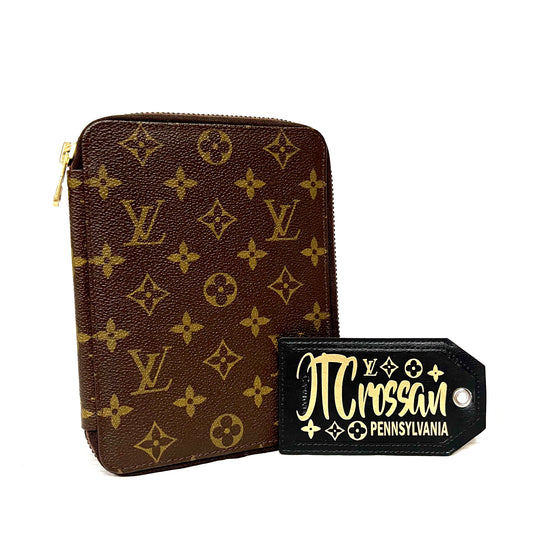 Vintage Monogram Zippy Passport Holder