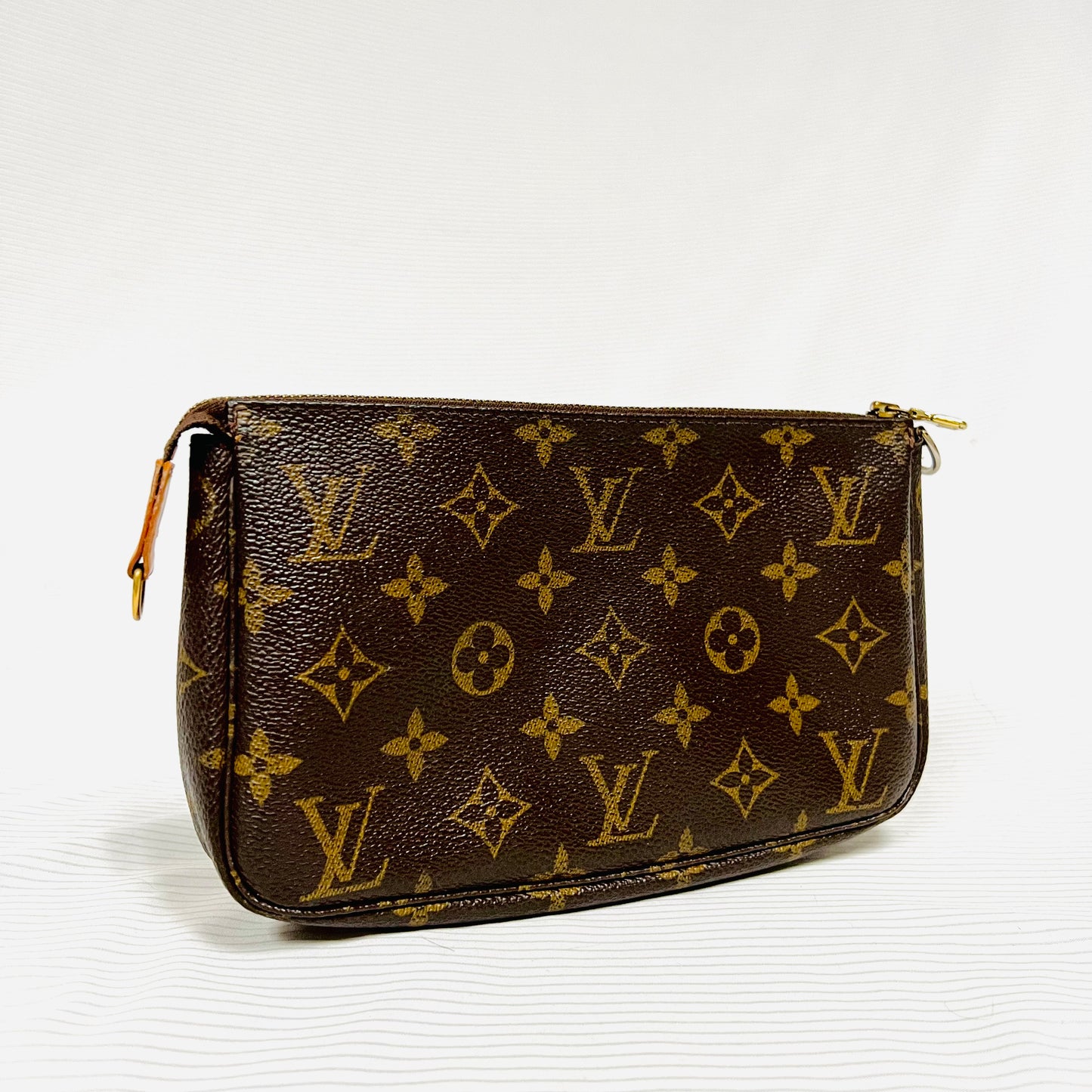 Monogram Pochette Accessories w/ Canvas Strap