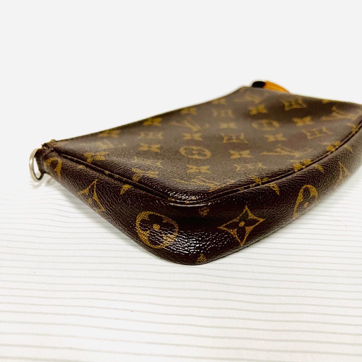 Monogram Pochette Accessories w/ Canvas Strap