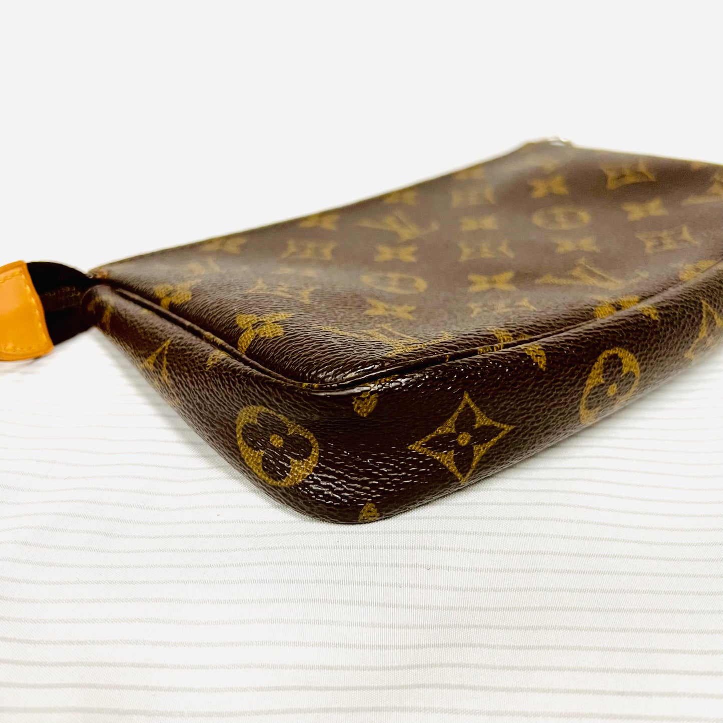 Monogram Pochette Accessories w/ Canvas Strap