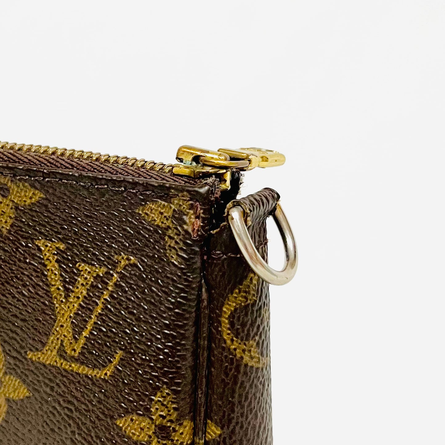 Monogram Pochette Accessories w/ Canvas Strap