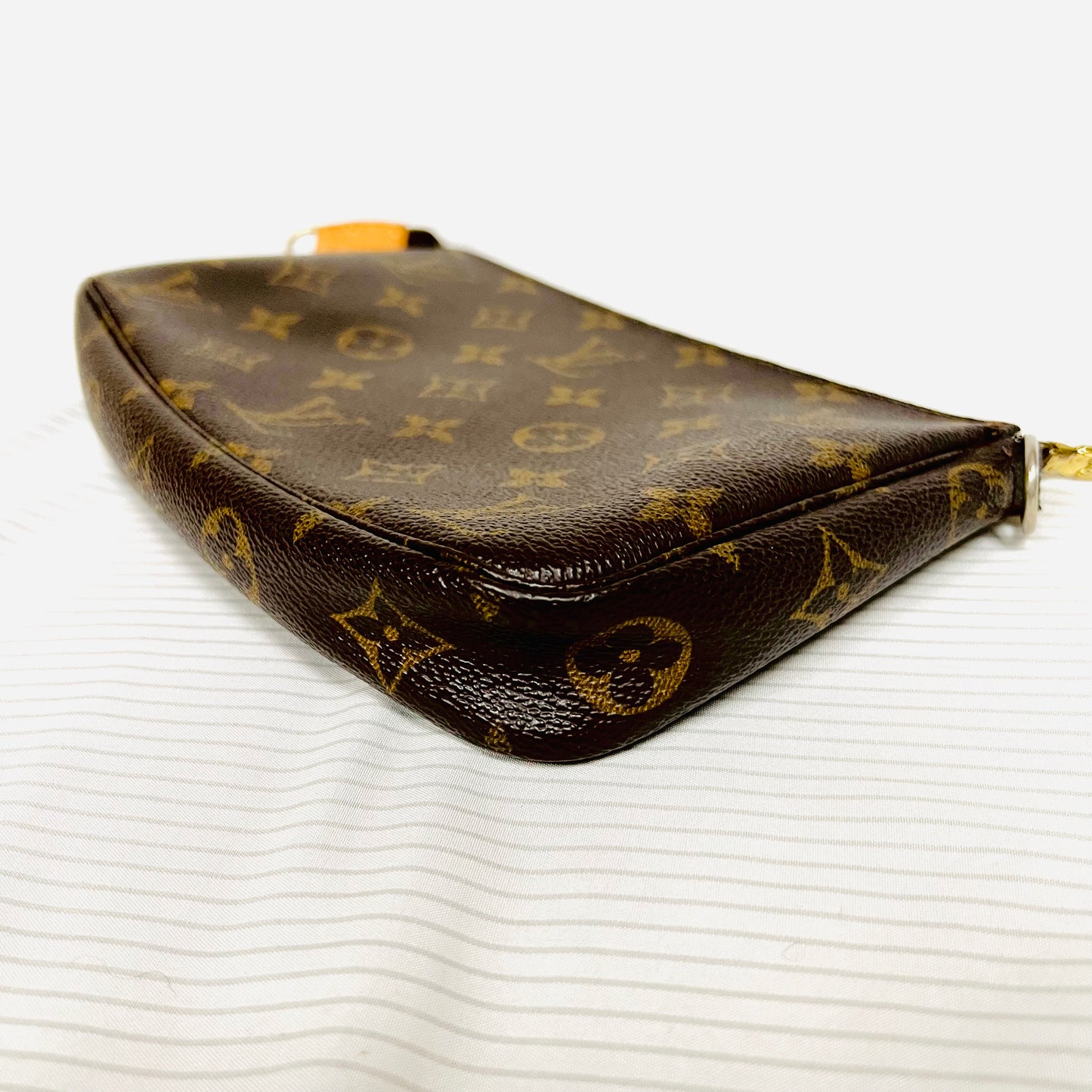 Monogram Pochette Accessories w/ Canvas Strap