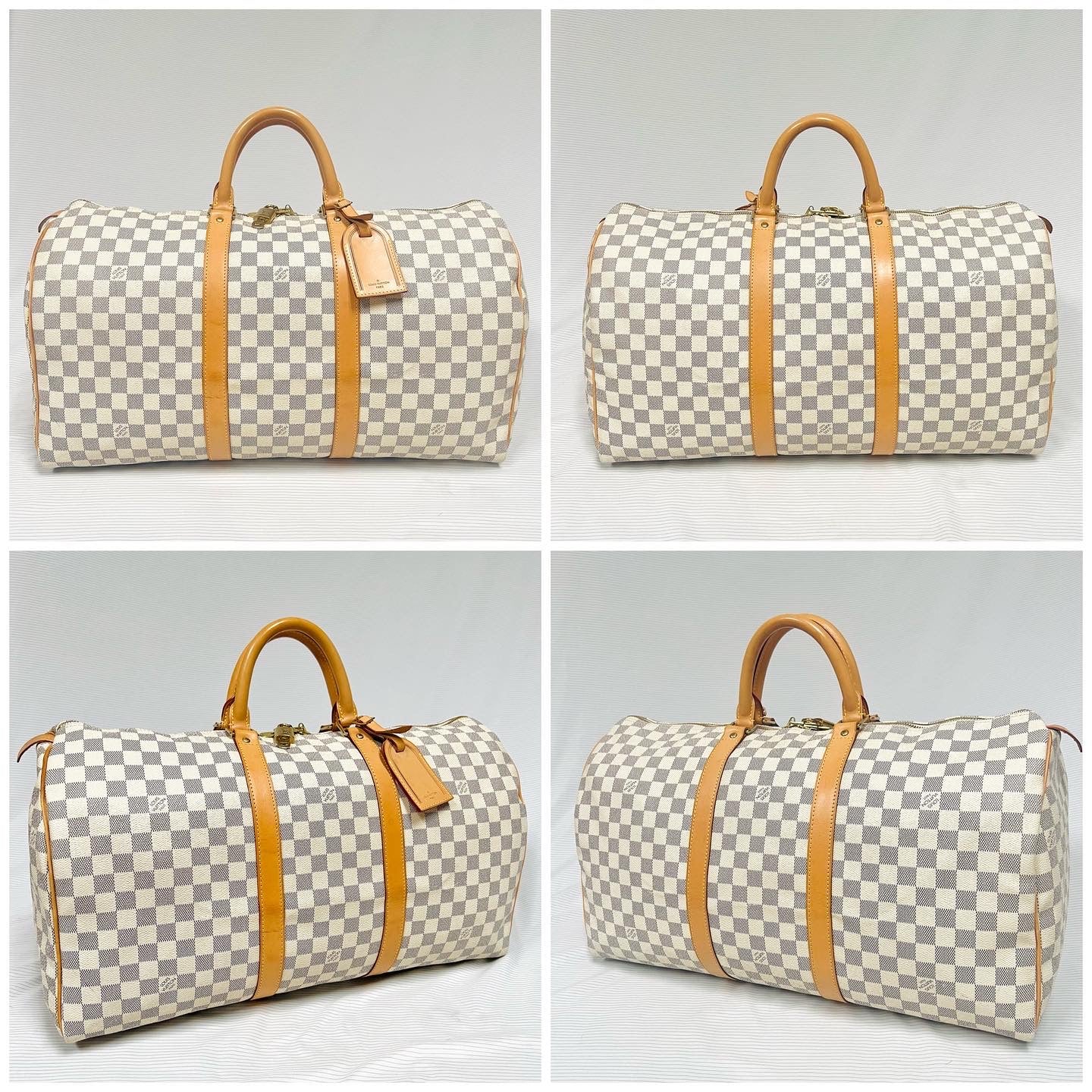 Damier Azur Keepall 50