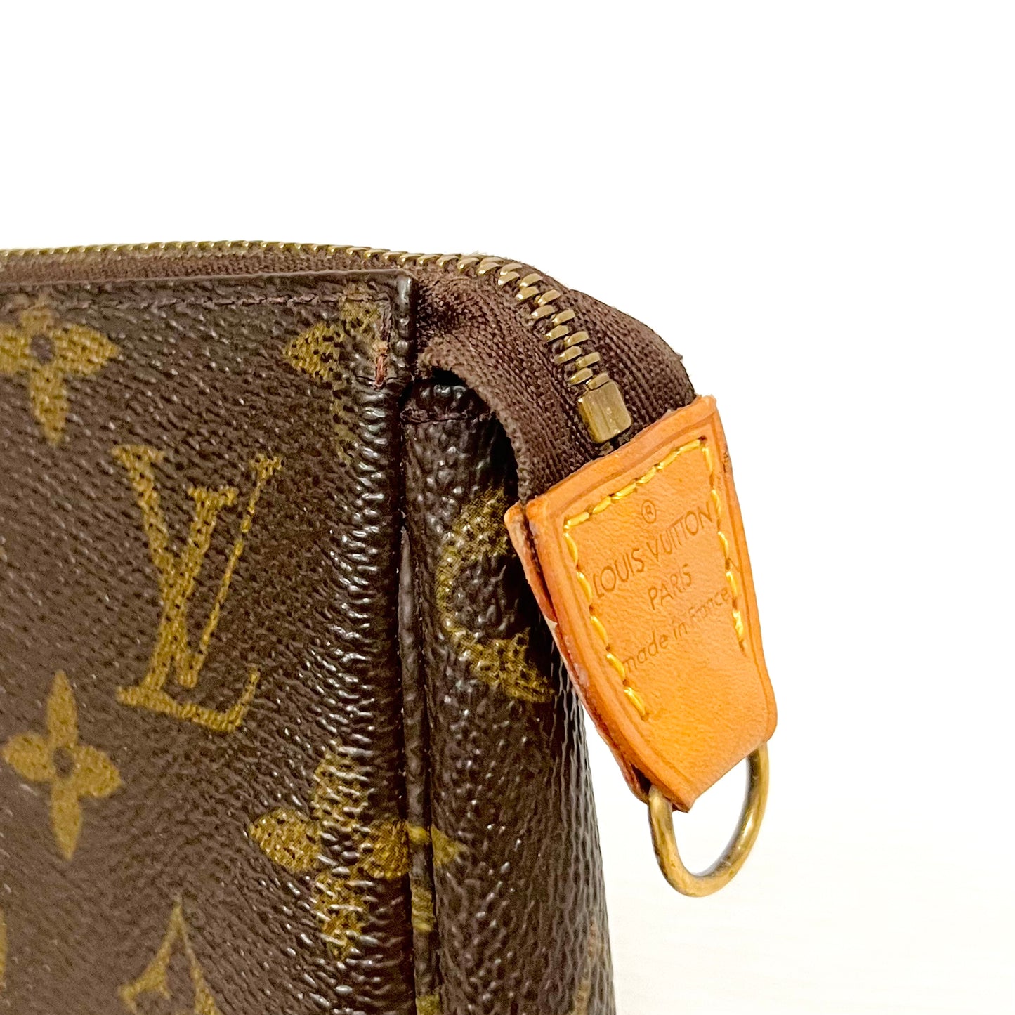 Monogram Pochette Accessories w/ Canvas Strap